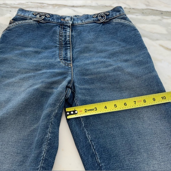 CHANEL 24S RUNWAY CC BLUE JEANS SIZE FR 36 / US 4 NWTS! - Picture 13 of 17